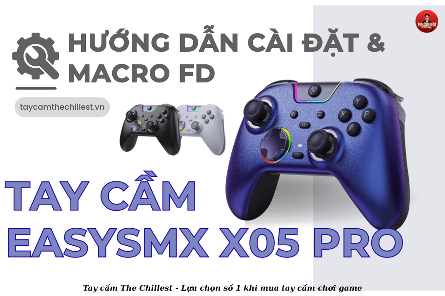 Hướng dẫn sử dụng tay cầm EasySMX X05 Pro