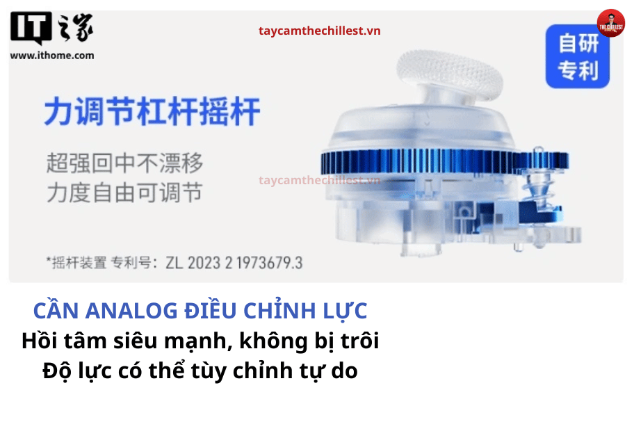 Joystick của Direwolf 4 được nâng cấp với hiệu năng cho phép điều chỉnh lực cản