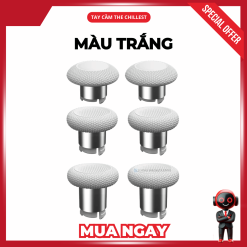 Núm Flydigi màu trắng - 3 bộ kích thước dài ngắn