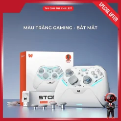 package tay cầm mojhon storm trắng