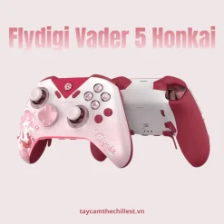 Mặt trước và mặt sau tay cầm chơi game Flydigi Vader 5 pro honkai
