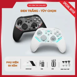 tay cầm chơi game Mojhon storm 2 màu