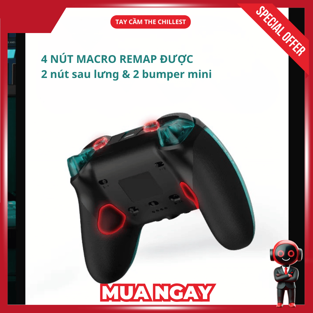 4 nút macro remap được