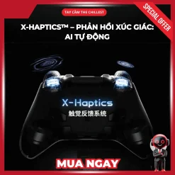 công nghệ mới x - haptics trên tay cầm chơi game apex 6