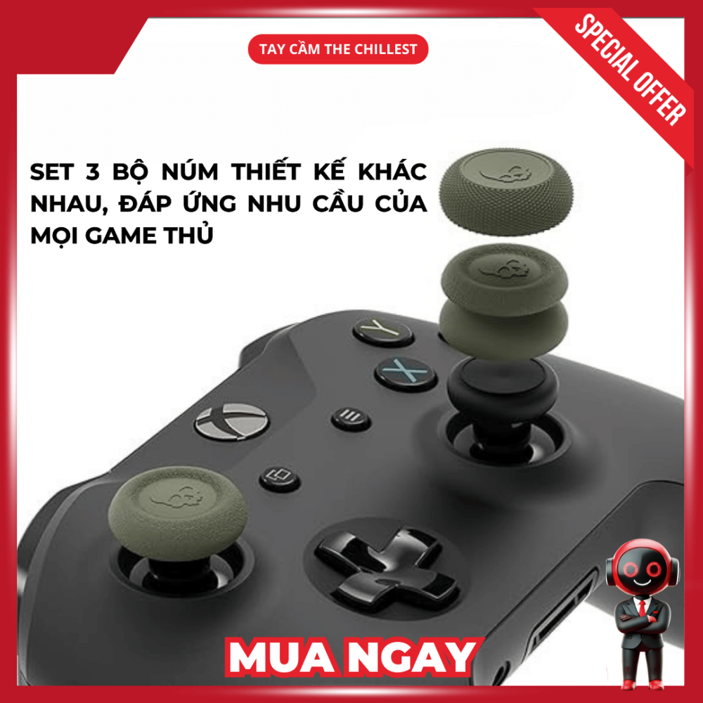 Núm Bọc Cần Núm Bọc Analog các Mẫu Cho Tay cầm Fldyigi, Xbox, Ps4, Ps5