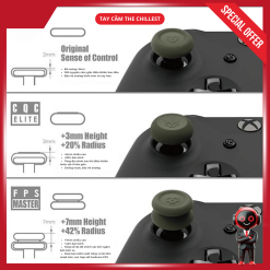 Bọc Cần Analog Đẹp Cho Tay Cầm PS4, PS5, Xbox