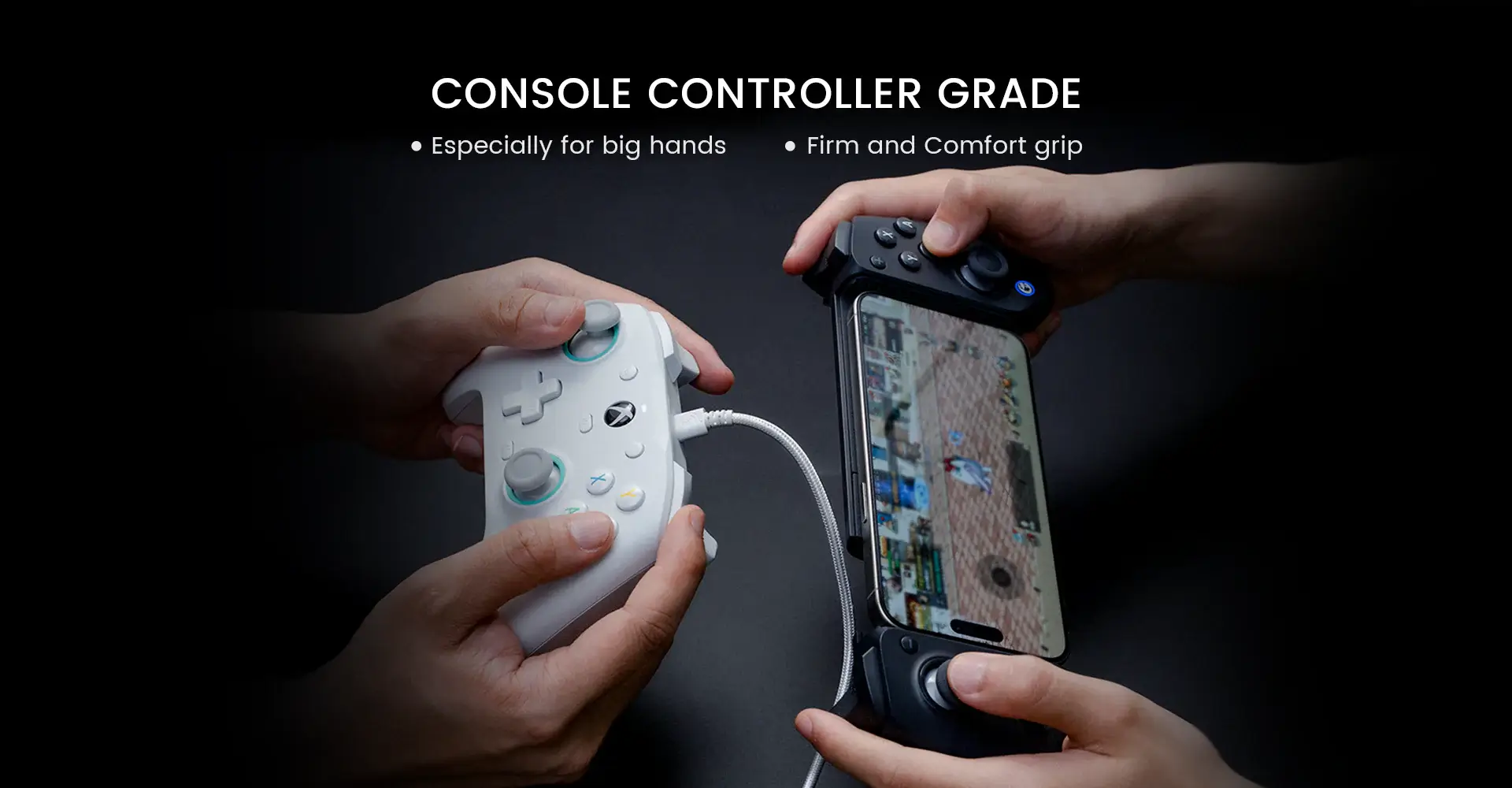 Thiết kế tối ưu dành cho tay lớn, trải nghiệm cầm nắm thoải mái