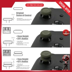 Bộ núm bọc cần Joystick bảo vệ cần, tăng trải nghiệm chơi