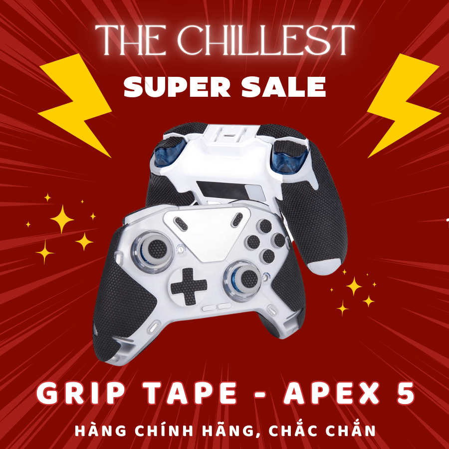 Miếng Dán chống trượt cho Tay cầm Flydigi Apex 5, Grip Tap Talongame chính hãng