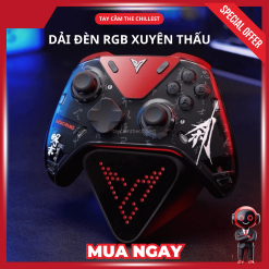 Dải đèn RGB trên thân tay cầm xuyên thấu: Hiệu ứng siêu chạy, cảm giác mới mẻ.