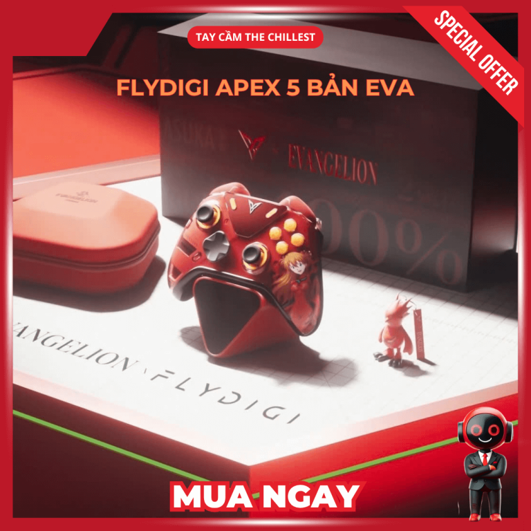 Tay cầm Flydigi Apex 5 Eva, Dock LED, 6 Macro, Bản siêu giới hạn, Bảo ...