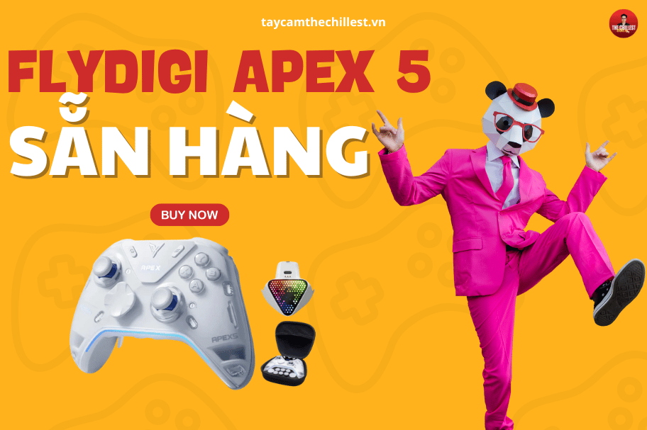 Tay cầm chơi game flydigi apex 5 sẵn hàng tại shop tay cầm The Chillest