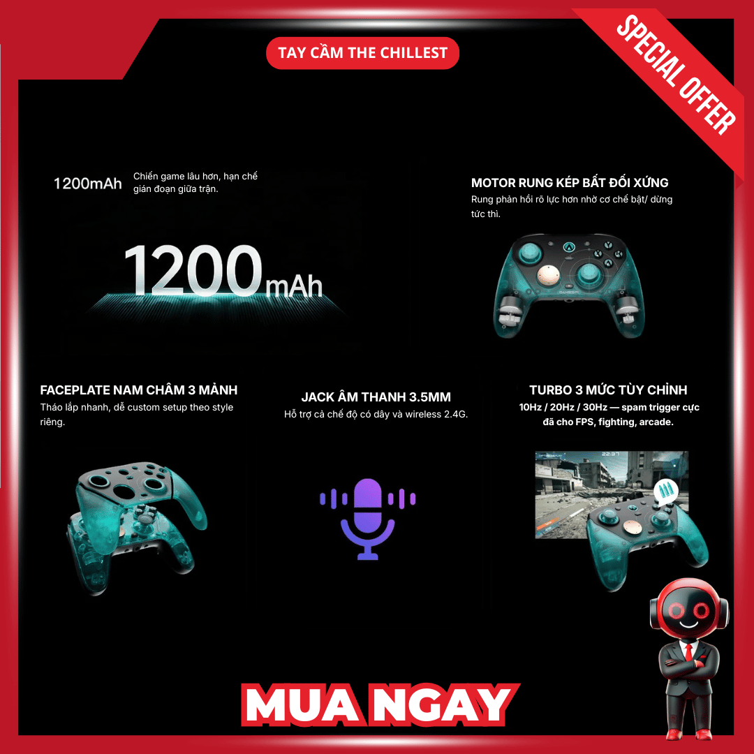 thông số chi tiết tay cầm chơi game gamesir g7 pro 8k