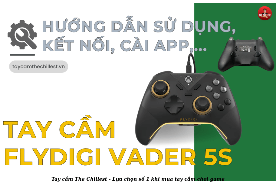 Tay cầm chơi game Flydigi Vader 5s | Tương thích Xbox