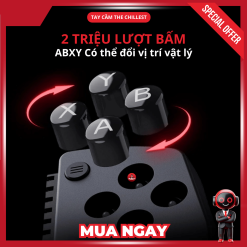 Các phím ABXY với 2 triệu lượt bấm, có thể đổi phím vật lý