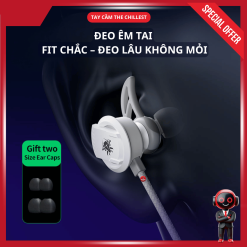 Tai nghe Hỗ trợ Dual Mic, sử dụng mic rời chuyên game và mic đàm thoại