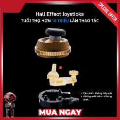 Cần Joysticks bền bỉ, vòng đời trên 10 nghìn lần của tay cầm Vader 5s