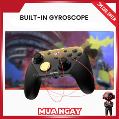 tay cầm có gyro phù hợp chơi các game fps, bắn súng