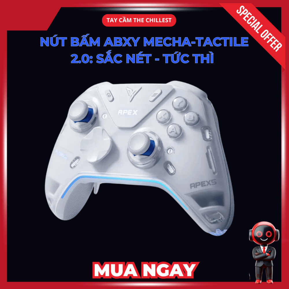 Flydigi Apex 5 có nút bấm đỉnh cao