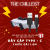 Dây cáp sạc - kết nối TYPE C chuyên dụng cho tay cầm chơi game PS5 dài 1.8m, sử dụng cho toàn bộ tay cầm kết nối Type C