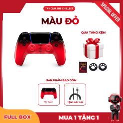 tay cầm không dây DualSense Edge màu đỏ
