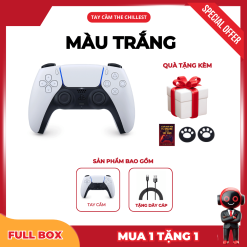 tay cầm không dây DualSense Edge màu trắng
