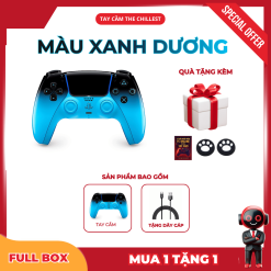 tay cầm không dây DualSense Edge màu xanh dương gradient