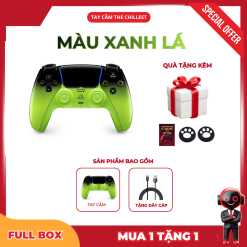 tay cầm không dây DualSense Edge màu xanh lá