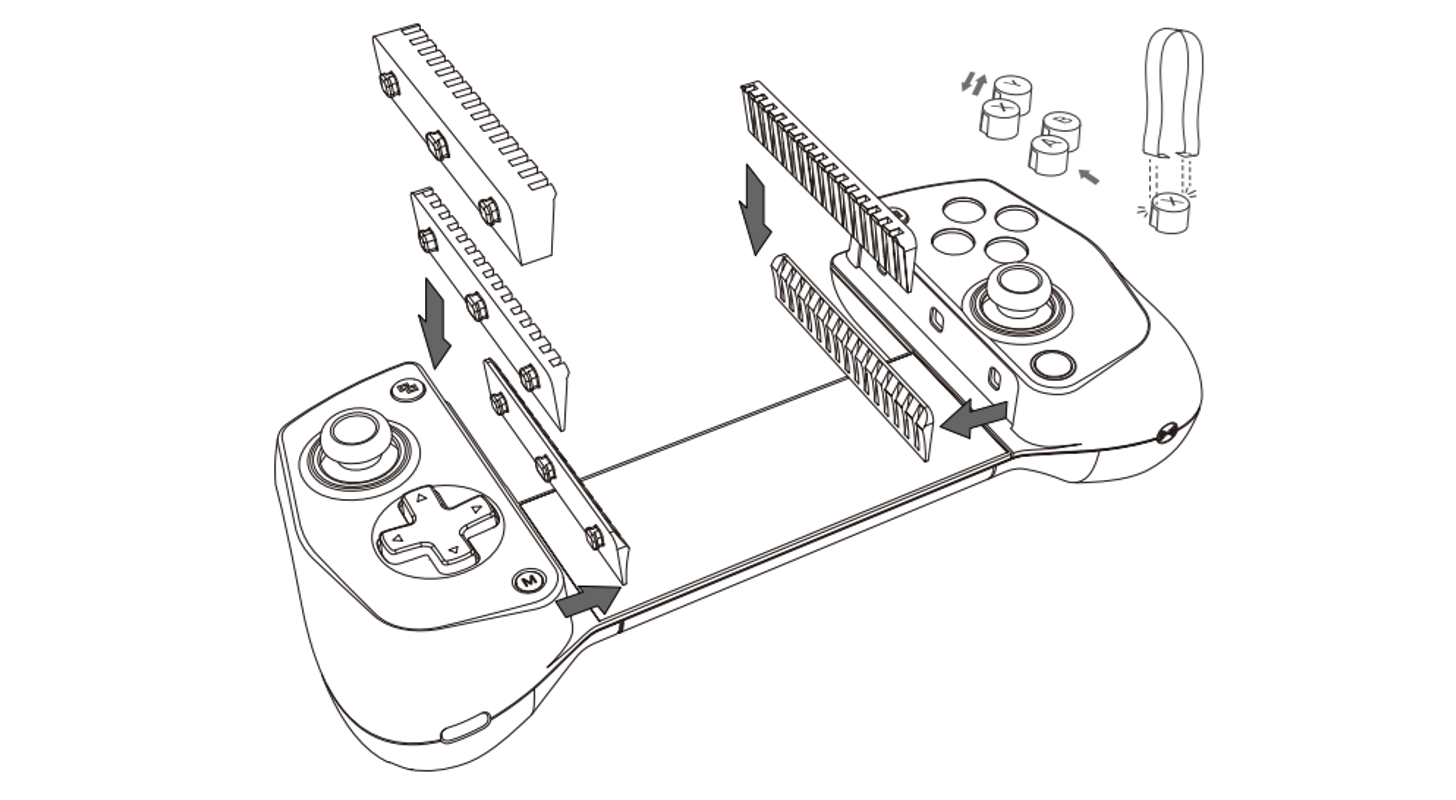 Miếng đệm Silicon của Gamesir X5s