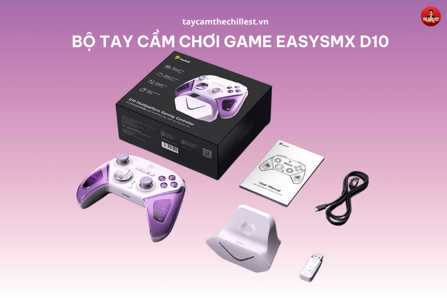Một bộ tay cầm chơi game EasySMX D10