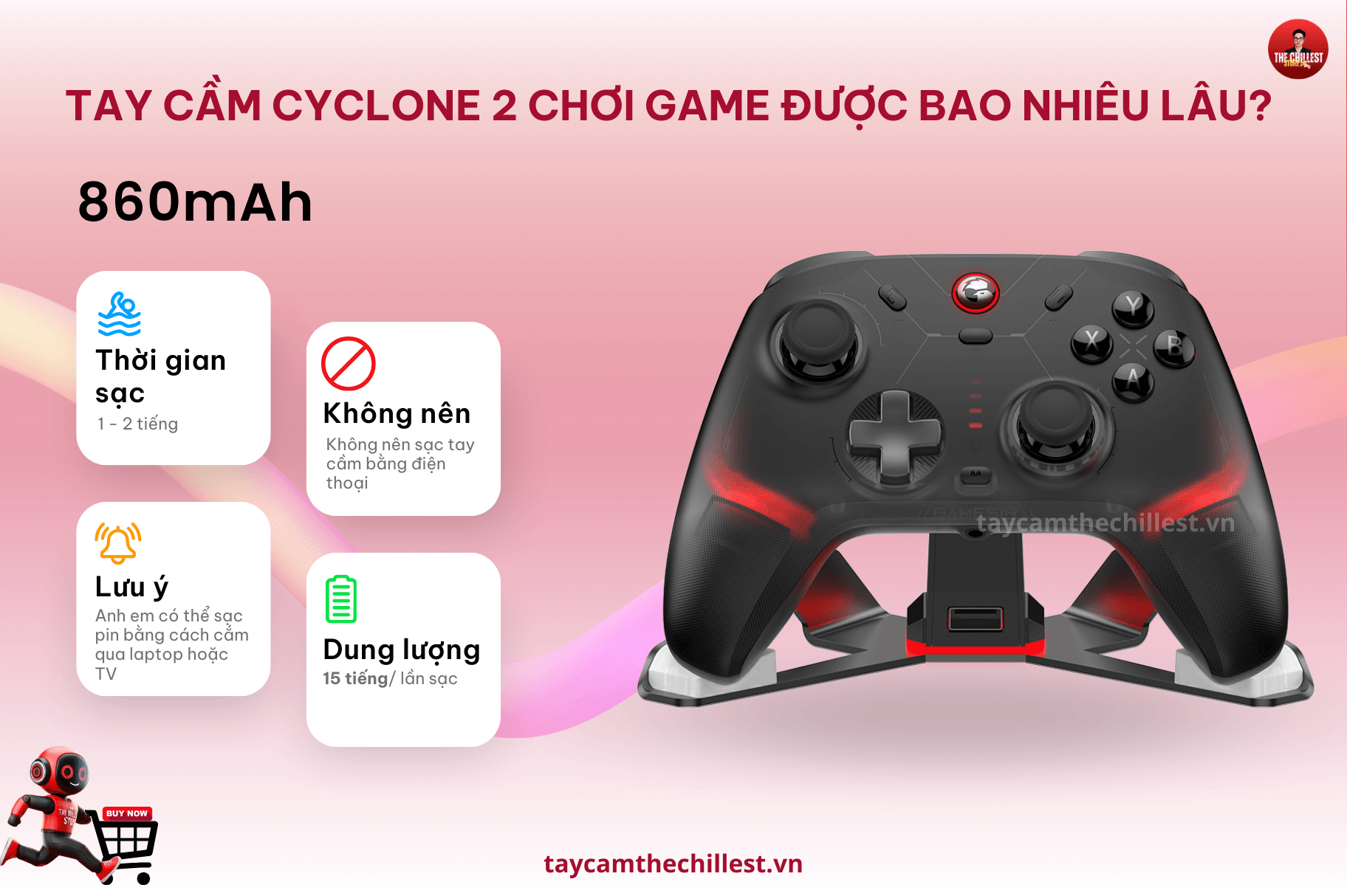 lưu ý khi mua tay cầm cyclone 2